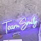 Team Smity Blue Neon Sign