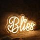 Bliss Yellow Neon Sign