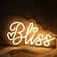 Bliss Yellow Neon Sign