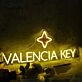 Valencia Key Yellow Neon Sign