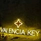 Valencia Key Yellow Neon Sign