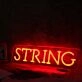 String Red Neon Sign