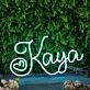 Kaya Blue Neon Sign