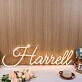 Harrell Yellow Neon Sign