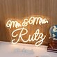 Mr And Mrs Ruty Yellow Neon Sign