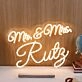 Mr And Mrs Ruty Yellow Neon Sign