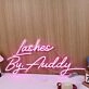 Lashes By Auddy Pink Neon Sign