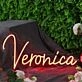 Veronica Orange Neon Sign