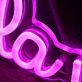 La Vie Est Belle Pink Neon Sign