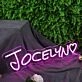 Jocelyn Pink Neon Sign