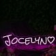 Jocelyn Pink Neon Sign