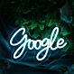 Google Blue Neon Sign