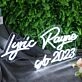 Lyric Rayne 2023 White Neon Sign