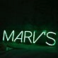 Marv s Green Neon Sign