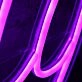 Lindy Dark Purple Neon Sign