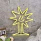 Flash Man Yellow Neon Sign