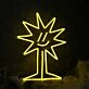 Flash Man Yellow Neon Sign
