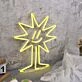 Flash Man Yellow Neon Sign