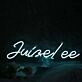 Jungel Lee Blue Neon Sign