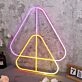 Overlapping Triangles Custom Neon Sign