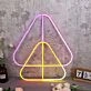 Overlapping Triangles Custom Neon Sign