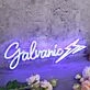 Galvanic Blue Neon Sign