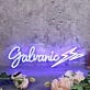 Galvanic Blue Neon Sign
