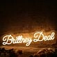 Brittney Deal Yellow Neon Sign