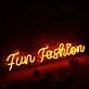 Fun Fashion Red Neon Sign