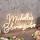 Michelle s Blumenzauber Yellow Neon Sign