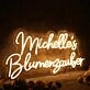Michelle s Blumenzauber Yellow Neon Sign