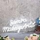 Zamira Makeup Artist White Neon Sign