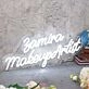 Zamira Makeup Artist White Neon Sign