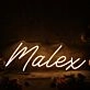 Malex Yellow Neon Sign