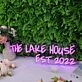 The Lake House EST 2022 Pink Neon Sign