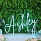 Ashley Blue LED Neon Sign