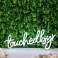 Touchedbyr White Neon Sign