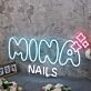 Mina Nails Neon Sign