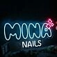 Mina Nails Neon Sign