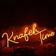 Knaleh Time Orange Neon Sign