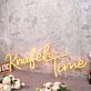 Knaleh Time Orange Neon Sign