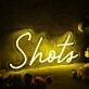 Shots Yellow Neon Sign