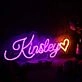 Kinsley Dark Purple Neon Sign