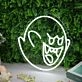Boo White Neon Sign
