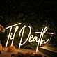 Til Death Yellow Custom Neon Sign