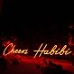 Cheers Habibi Red Neon Sign