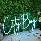 City Boy Blue Neon Sign