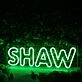 Shaw Green Neon Sign