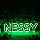 Nessy Green Neon Sign