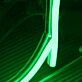 B And G Green Neon Sign